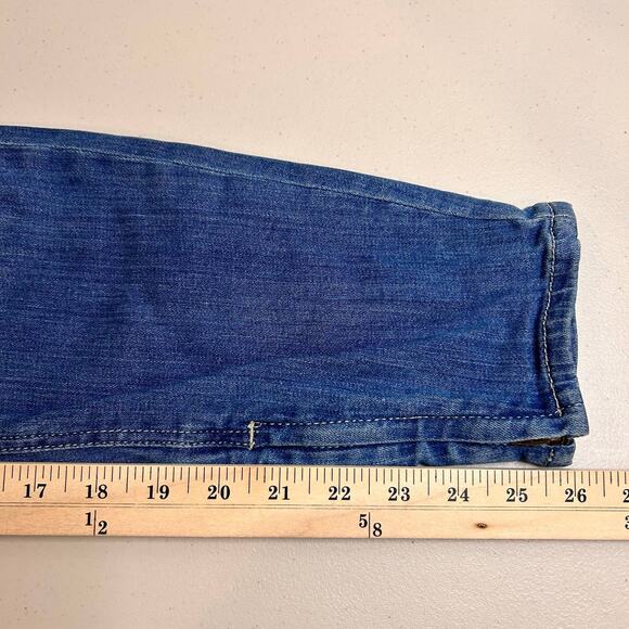 Pistola Anais Zip Cuff Skinny Distressed Jeans Denim Womens Size 30 - Picture 14 of 14